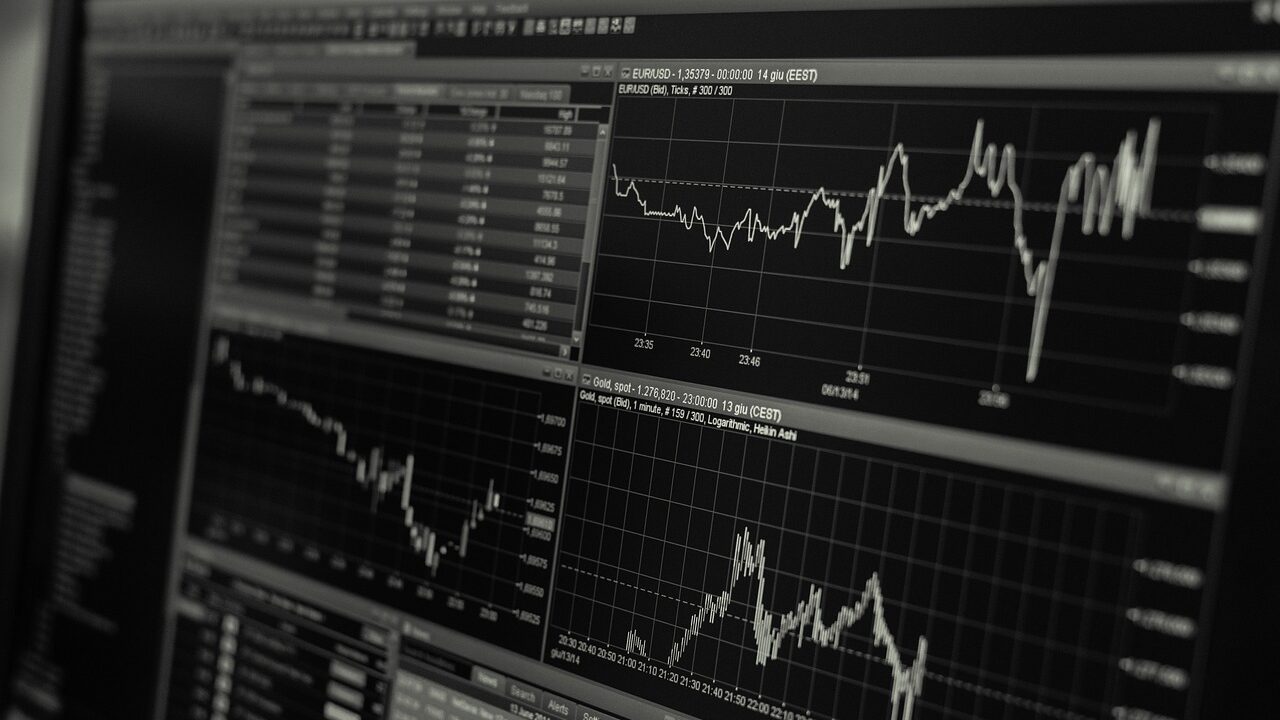 stock, trading, monitor